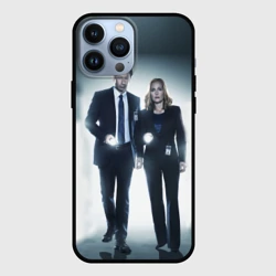 Чехол для iPhone 13 Pro Max Малдер и Скалли