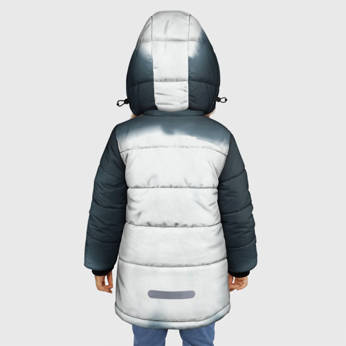 Зимняя куртка для девочек 3D Малдер и Скалли, цвет черный - фото 4