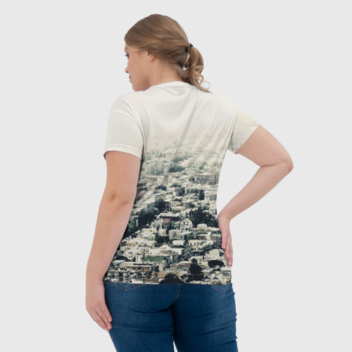 Женская футболка 3D San Francisco, цвет 3D печать - фото 7