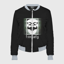 Женский бомбер 3D Mr.Robot