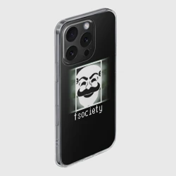 Чехол для iPhone 16 Pro Max силиконовый с защитой камеры Mr.Robot - фото 2