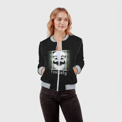 Женский бомбер 3D Mr.Robot - фото 2