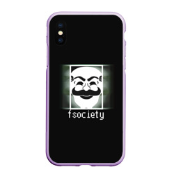 Чехол для iPhone XS Max матовый Mr.Robot