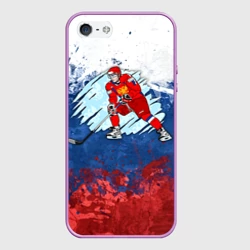 Чехол для iPhone 5/5S матовый Хоккей