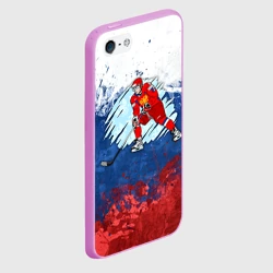 Чехол для iPhone 5/5S матовый Хоккей - фото 2