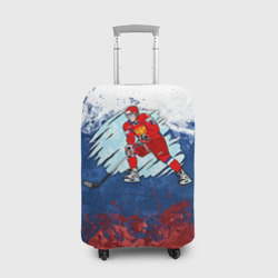 Чехол для чемодана 3D Хоккей