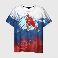 Мужская футболка 3D Хоккей