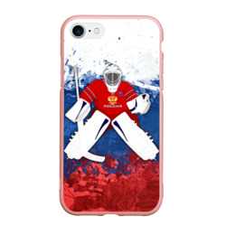 Чехол для iPhone 7/8 матовый Хоккей 1