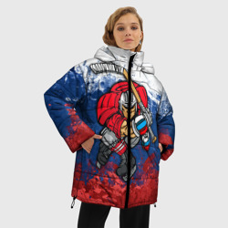 Женская зимняя куртка Oversize Хоккей 2 - фото 2