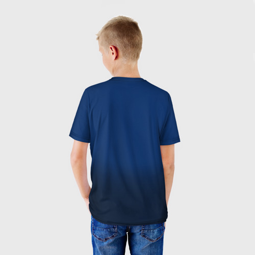 Детская футболка 3D с принтом Вашингтон Кэпиталз 1, вид сзади #2