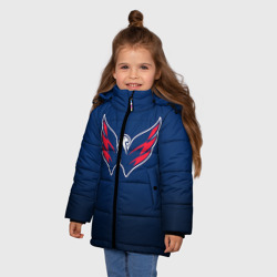 Зимняя куртка для девочек 3D Вашингтон Кэпиталз 1 - фото 2