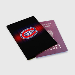 Обложка для паспорта матовая кожа Монреаль Канадиенс - фото 2