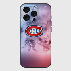 Чехол для iPhone 16 Pro Max силиконовый с защитой камеры Монреаль Канадиенс 1