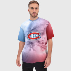 Мужская футболка oversize 3D Монреаль Канадиенс 1 - фото 2