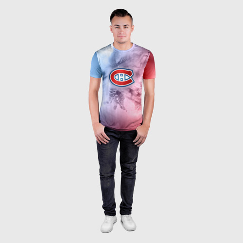 Мужская футболка 3D Slim Монреаль Канадиенс 1, цвет 3D печать - фото 4