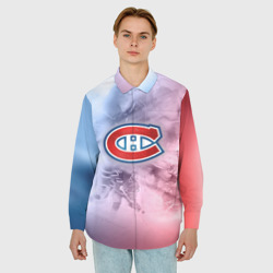 Мужская рубашка oversize 3D Монреаль Канадиенс 1 - фото 2