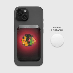 Картхолдер Magsafe магнитный Чикаго Блэкхоукс - фото 2