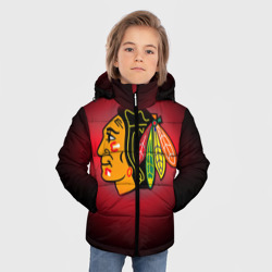Зимняя куртка для мальчиков 3D Чикаго Блэкхоукс - фото 2