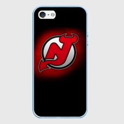 Чехол для iPhone 5/5S матовый Нью-Джерси Дэвилз