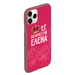 Чехол для iPhone 11 Pro Max матовый Её величество Елена - фото 2