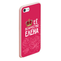 Чехол для iPhone 5/5S матовый Её величество Елена - фото 2