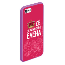 Чехол для iPhone 5/5S матовый Её величество Елена - фото 2