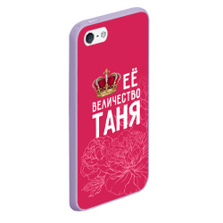 Чехол для iPhone 5/5S матовый Её величество Таня - фото 2