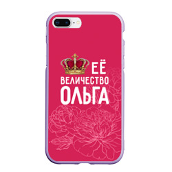 Чехол для iPhone 7Plus/8 Plus матовый Её величество Ольга