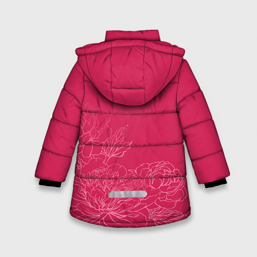 Зимняя куртка для девочек 3D Её величество Ольга, цвет красный - фото 2