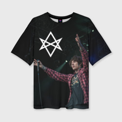 Женская футболка oversize 3D BMTH