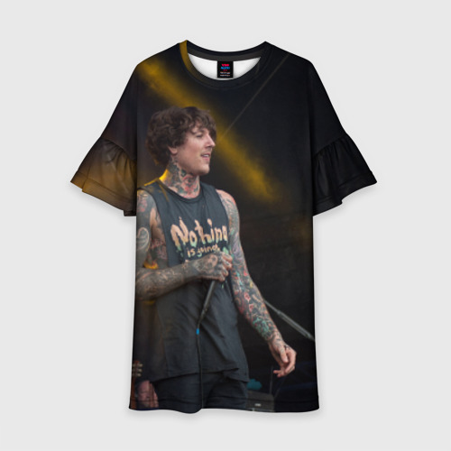 Детское платье 3D Oli Sykes, цвет 3D печать