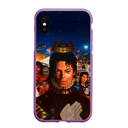 Чехол для iPhone XS Max матовый Michael Jackson