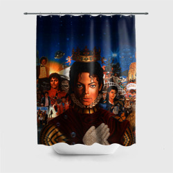 Штора 3D для ванной Michael Jackson