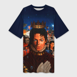 Платье-футболка 3D Michael Jackson