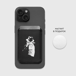 Картхолдер Magsafe магнитный Michael Jackson - фото 2