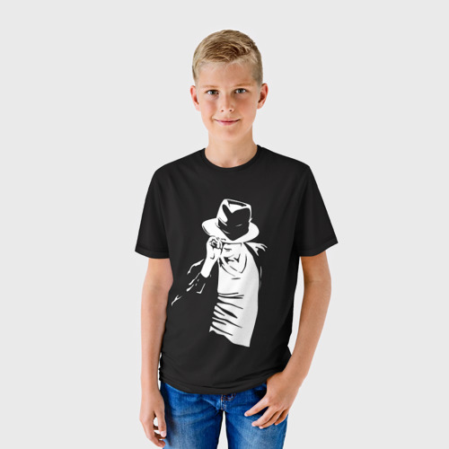 Детская футболка 3D Michael Jackson, цвет 3D печать - фото 3