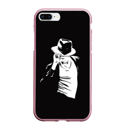 Чехол для iPhone 7Plus/8 Plus матовый Michael Jackson