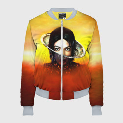 Женский бомбер 3D Michael Jackson