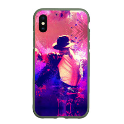 Чехол для iPhone XS Max матовый Michael Jackson