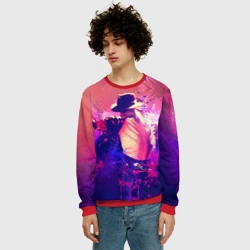 Мужской свитшот 3D Michael Jackson - фото 2