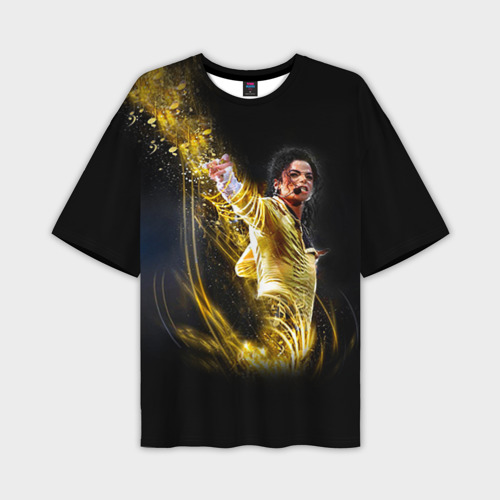 Мужская футболка oversize 3D Michael Jackson, цвет 3D печать
