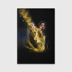 Обложка для паспорта матовая кожа Michael Jackson