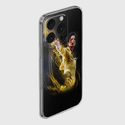 Чехол для iPhone 16 Pro Max силиконовый с защитой камеры Michael Jackson - фото 2