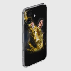 Чехол для iPhone 16 силиконовый с защитой камеры Michael Jackson - фото 2