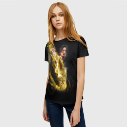 Женская футболка 3D Michael Jackson - фото 2