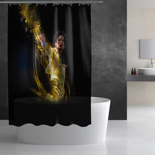 Штора 3D для ванной Michael Jackson - фото 3
