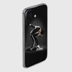 Чехол для iPhone 16 силиконовый с защитой камеры Michael Jackson - фото 2