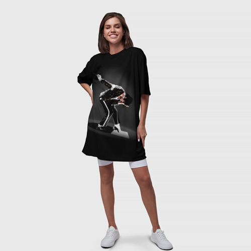 Платье-футболка 3D Michael Jackson, цвет 3D печать - фото 5