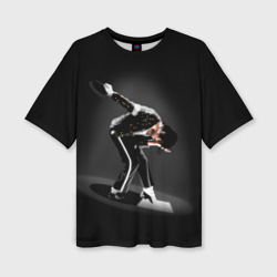 Женская футболка oversize 3D Michael Jackson