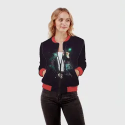 Женский бомбер 3D Michael Jackson - фото 2
